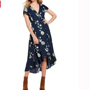 Floral high low dress